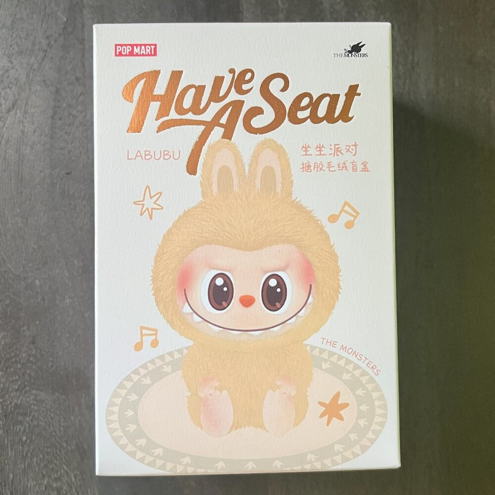 THE MONSTERS Have a Seat Labubu Blind Box POP MART Unopened
